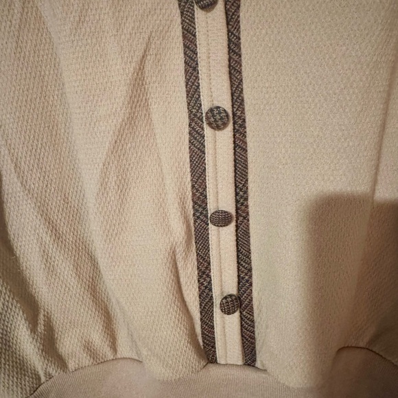 Vtg Cottage Core cardigan with turtleneck Bonworth XLP - Picture 8 of 10